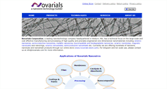 Desktop Screenshot of novarials.com